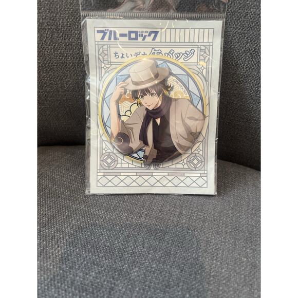 Blue Lock Meguru Bachira Can Badge Pin Brand New US Seller - Picture 2 of 2
